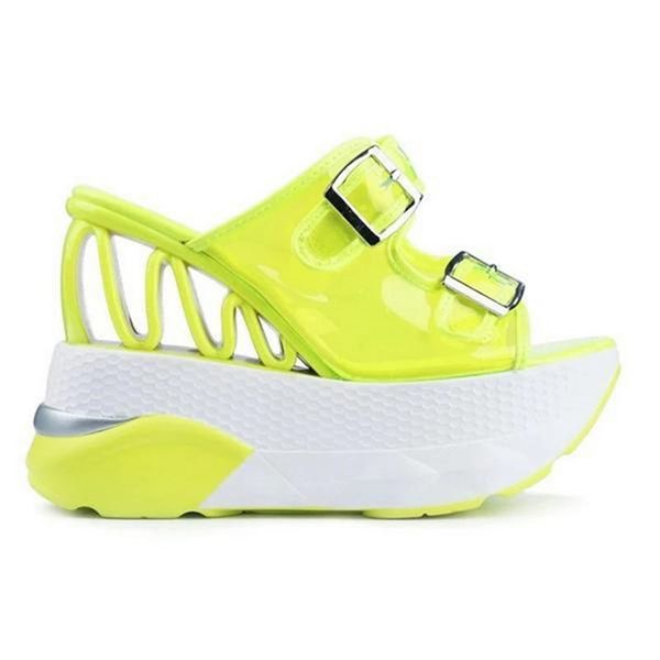 2021 летние женщины прозрачные сандалии дамы платформа клинья сандалии мода повседневная двойная пряжка ремни на улице, Black
2021 летние женщины прозрачные сандалии дамы платформа клинья сандалии мода повседневная двойная пряжка ремни на улице, Black