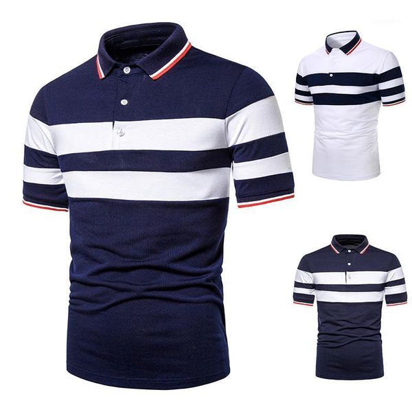 men's polos summer men short-sleeved brand clothing golf t-shirt fashion business casual cotton male strip contrast color1, White;black
men's polos summer men short-sleeved brand clothing golf t-shirt fashion business casual cotton male strip contrast color1, White;black