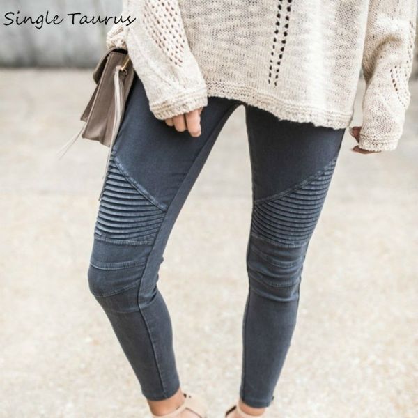 moto & biker fashion stretch cotton skinny jeans women pleated vintage pencil pants locomotive high waist push up trousers mujer y200417, Blue
moto & biker fashion stretch cotton skinny jeans women pleated vintage pencil pants locomotive high waist push up trousers mujer y200417, Blue