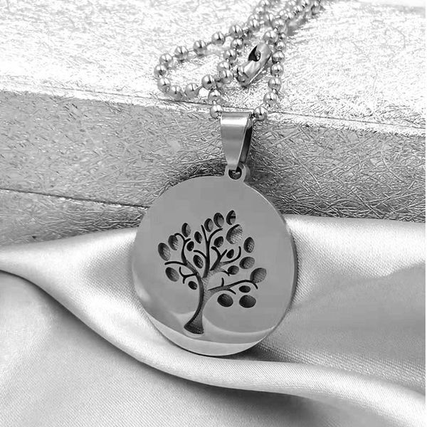 new fashion silver color stainless steel jewelry life tree pendant necklace round stainless steel necklace friendship gift
new fashion silver color stainless steel jewelry life tree pendant necklace round stainless steel necklace friendship gift