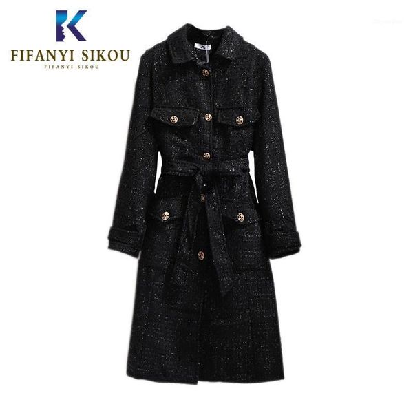 oversized wool blend coat women winter coat loose plus size long trench thick warm overcoat female with belt1, Black
oversized wool blend coat women winter coat loose plus size long trench thick warm overcoat female with belt1, Black
