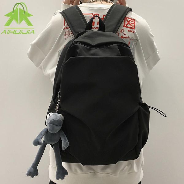 backpack style ladies solid color waterproof nylon 2021 women's backpacks middle student pendant anti women packbag
backpack style ladies solid color waterproof nylon 2021 women's backpacks middle student pendant anti women packbag