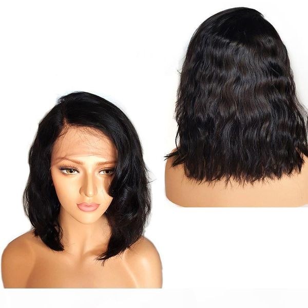 wavy lace front bob wigs short full lace wig with baby hair side part glueless lace front wig for women, Black;brown
wavy lace front bob wigs short full lace wig with baby hair side part glueless lace front wig for women, Black;brown