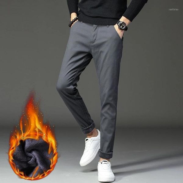 2020 winter new men's slim warm casual pants business fashion classic style cotton stretch tight thicken trousers male brand,8191, Black
2020 winter new men's slim warm casual pants business fashion classic style cotton stretch tight thicken trousers male brand,8191, Black