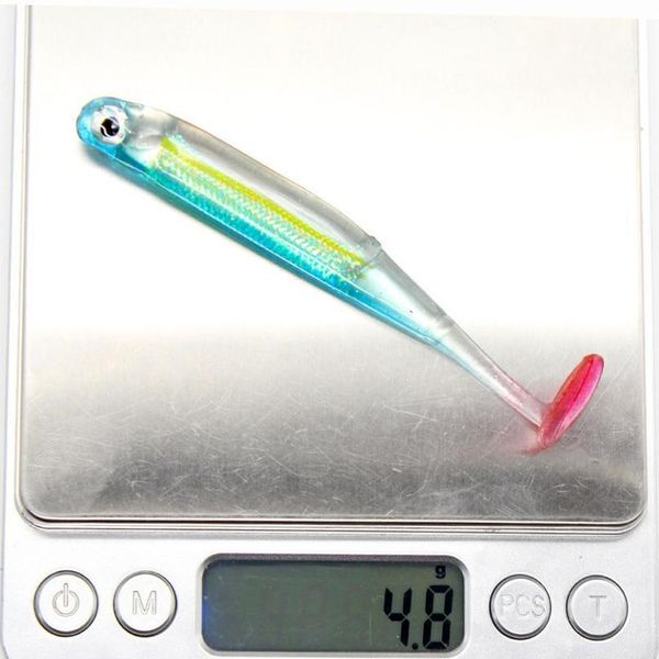 5pcs/lot fishing soft bait 70mm 90mm 2g 5g t tail fish fishing lures rainbow color sequin swing winter ice fishing spin jlldnk
5pcs/lot fishing soft bait 70mm 90mm 2g 5g t tail fish fishing lures rainbow color sequin swing winter ice fishing spin jlldnk