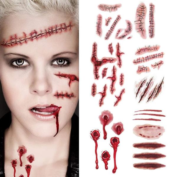 6pcs halloween bloody wound tattoo stickers trick scary waterproof temporary tattoo diy fake tattoo halloween party decoration wmtich
6pcs halloween bloody wound tattoo stickers trick scary waterproof temporary tattoo diy fake tattoo halloween party decoration wmtich