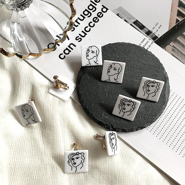 stud ujbox japanese korean harajuku earrings geometric square cute girl image women resin no piercing, Golden;silver
stud ujbox japanese korean harajuku earrings geometric square cute girl image women resin no piercing, Golden;silver