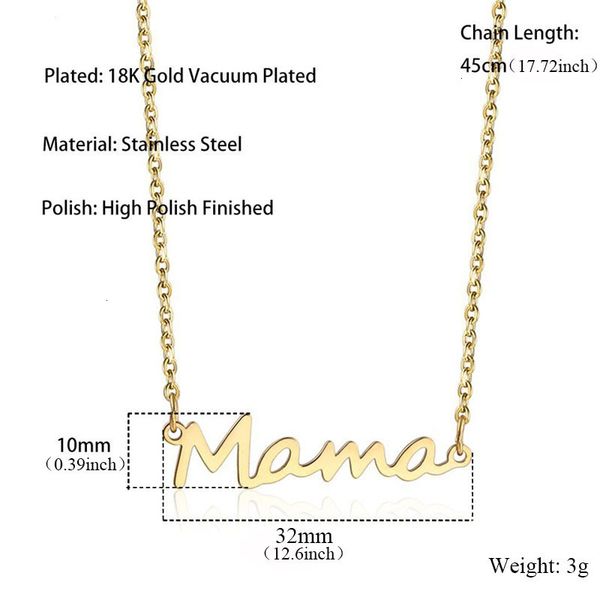letter mama stainless love steel pendant mothers minimal necklace silver rose gold colors jewelry for moms mother's day
letter mama stainless love steel pendant mothers minimal necklace silver rose gold colors jewelry for moms mother's day