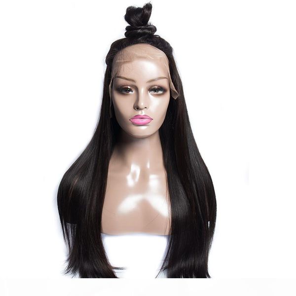 brazilian straight human hair lace front wig with baby hairs pre plucked hairline 13x4 pre plucked full lace wigs for black women, Black;brown
brazilian straight human hair lace front wig with baby hairs pre plucked hairline 13x4 pre plucked full lace wigs for black women, Black;brown