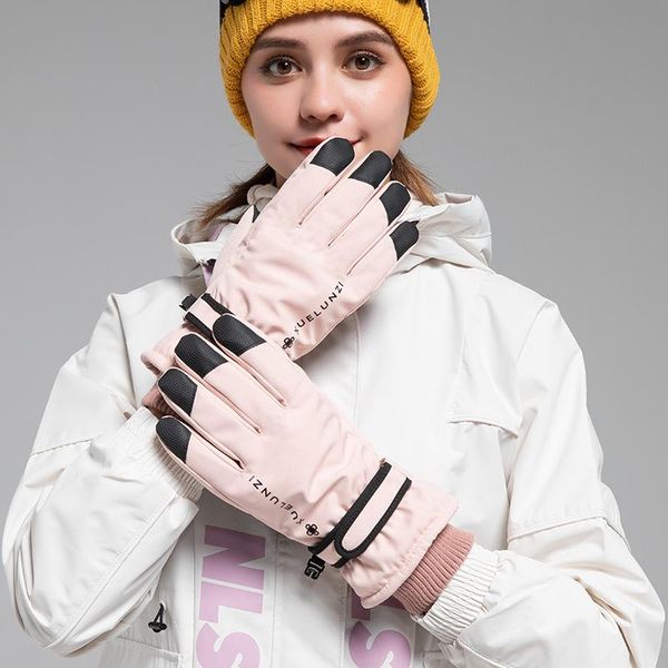 five fingers gloves autumn and winter outdoor ski ladies warm velvet waterproof non-slip wear-resistant cycling touch screen glove, Blue;gray
five fingers gloves autumn and winter outdoor ski ladies warm velvet waterproof non-slip wear-resistant cycling touch screen glove, Blue;gray