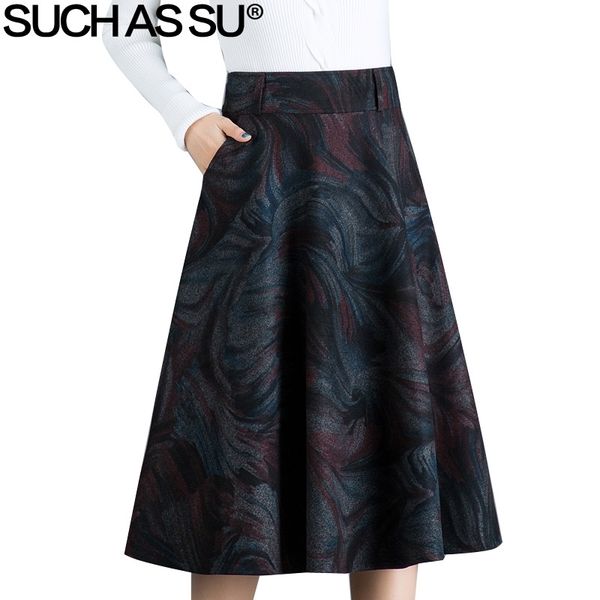 new autumn winter vintage knit wool a line skirts womens print high waist tutu skirts s-3xl female mid long big swing skirt t200324, Black
new autumn winter vintage knit wool a line skirts womens print high waist tutu skirts s-3xl female mid long big swing skirt t200324, Black