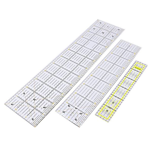 30/45/60cm quilting sewing patchwork ruler cutting tool thick transparent diy, Black
30/45/60cm quilting sewing patchwork ruler cutting tool thick transparent diy, Black