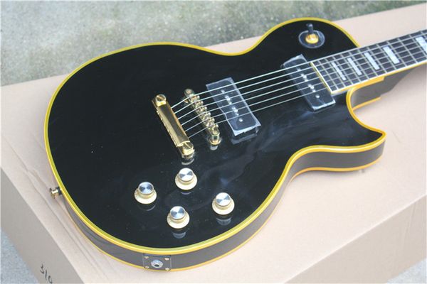 black electric guitar, ebony fingerboard, 2 p90 pickups, gold hardware, solid mahogany body electric guitar guitars guitarra
black electric guitar, ebony fingerboard, 2 p90 pickups, gold hardware, solid mahogany body electric guitar guitars guitarra