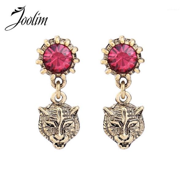 joolim jewelry wholesale/vintag animal head piercing earring pink stone fashion jewelry women accessories dropshipping1, Silver
joolim jewelry wholesale/vintag animal head piercing earring pink stone fashion jewelry women accessories dropshipping1, Silver