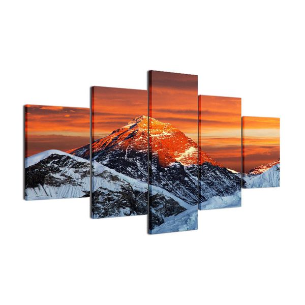 5 pieces modern canvas painting wall art red clouds and fire mountains print on canvas for home decor for living room bedroom bathroom
5 pieces modern canvas painting wall art red clouds and fire mountains print on canvas for home decor for living room bedroom bathroom