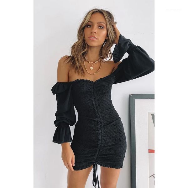 casual dresses one more time dress black women autumn winter bandage off shoulder long sleeve slim elastic bodycon party vestidos1, Black;gray
casual dresses one more time dress black women autumn winter bandage off shoulder long sleeve slim elastic bodycon party vestidos1, Black;gray