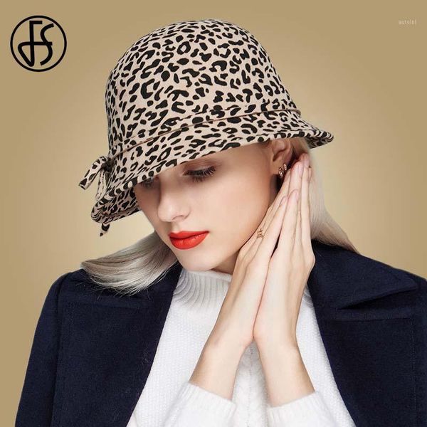 fs women leopard hats wool fedoras felt ladies for winter wide brim bowler cap bowknot vintage cloche hat1, Blue;gray
fs women leopard hats wool fedoras felt ladies for winter wide brim bowler cap bowknot vintage cloche hat1, Blue;gray