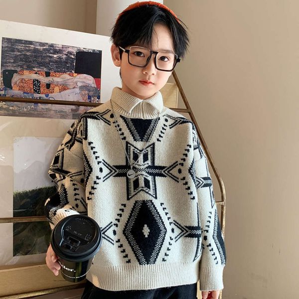 boys' pullover new 2020 winter cool warm lapel children's knitted sweater fashion 0yl8, Blue
boys' pullover new 2020 winter cool warm lapel children's knitted sweater fashion 0yl8, Blue
