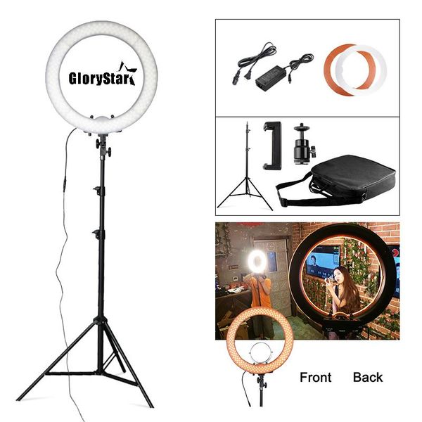 glotar rl-18 55w 5500k 240 led pgraphic lighting dimmable camera p/studio/phone pgraphy ring light lamp&tripod stand
glotar rl-18 55w 5500k 240 led pgraphic lighting dimmable camera p/studio/phone pgraphy ring light lamp&tripod stand