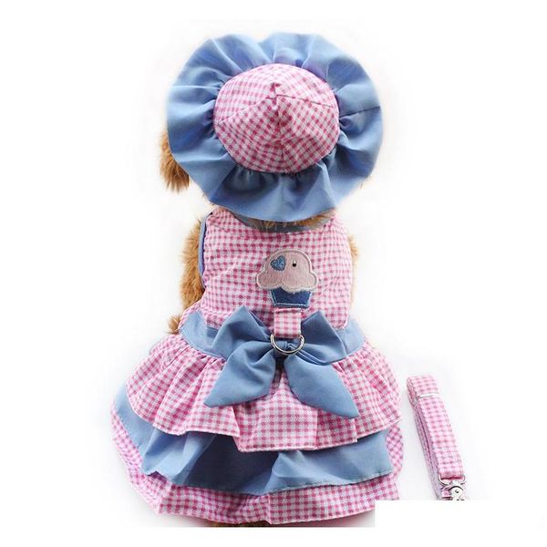 lattice dog dresses fashion princess dress for dogs 6071079 pet clothing supplies (dress+hat+panties+leash = 1 set hnrql 
lattice dog dresses fashion princess dress for dogs 6071079 pet clothing supplies (dress+hat+panties+leash = 1 set hnrql
