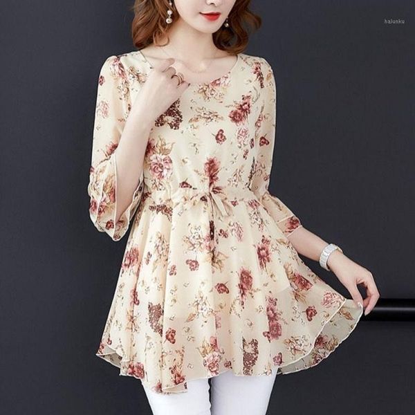 women's blouses & shirts fashion women spring summer style chiffon casual short sleeve o-neck printed shirt elegant women's df359, White
women's blouses & shirts fashion women spring summer style chiffon casual short sleeve o-neck printed shirt elegant women's df359, White