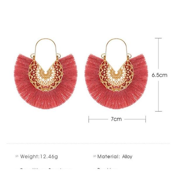 ethnic style 10colors fan shape tassel pendant earrings dangle hollow alloy fringe eardrop charm ear hooked wo sqchvd new_dhbest, Silver
ethnic style 10colors fan shape tassel pendant earrings dangle hollow alloy fringe eardrop charm ear hooked wo sqchvd new_dhbest, Silver