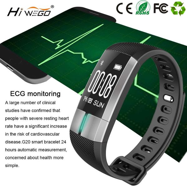 hiwego-20 smart wristband, suitable for men, sports equipment, with blood prsure and ecg control
hiwego-20 smart wristband, suitable for men, sports equipment, with blood prsure and ecg control