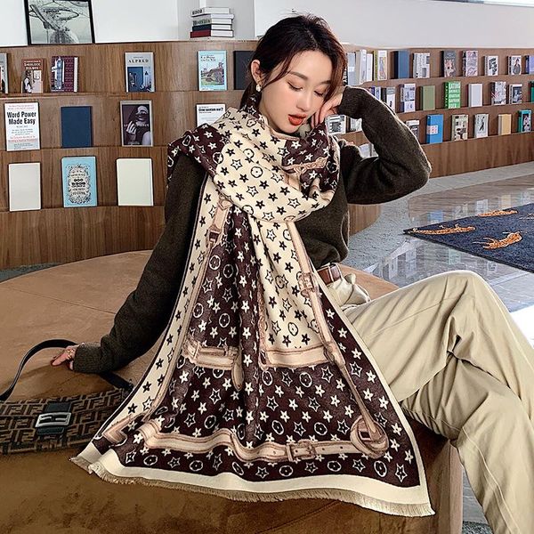 scarves double-sided winter printed lady blanket thicken scarf luxury bandana bufanda female women shawls wraps, Blue;gray
scarves double-sided winter printed lady blanket thicken scarf luxury bandana bufanda female women shawls wraps, Blue;gray
