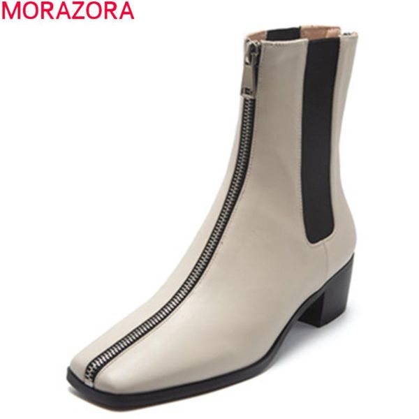 boots morazora 2021 arrival fashion women genuine leather med heels square toe ankle for woman black brown
boots morazora 2021 arrival fashion women genuine leather med heels square toe ankle for woman black brown