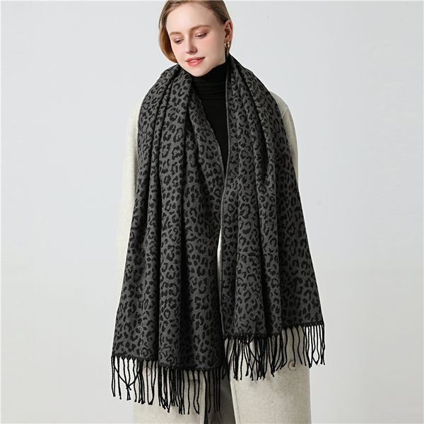 fashion new style leopard print women scarf winter warm cashmere scarves lady knit shawls foulard female neck pashmina, Blue;gray
fashion new style leopard print women scarf winter warm cashmere scarves lady knit shawls foulard female neck pashmina, Blue;gray