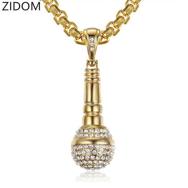 men hip hop iced out microphone shape pendant necklaces fashion stainless steel men charm pendants necklace hiphop jewelry gifts, Silver
men hip hop iced out microphone shape pendant necklaces fashion stainless steel men charm pendants necklace hiphop jewelry gifts, Silver