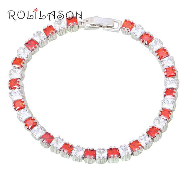 charm bracelets rolilason royal red garnet jewelry for women silver party gift fashion tbs1078, Golden;silver
charm bracelets rolilason royal red garnet jewelry for women silver party gift fashion tbs1078, Golden;silver