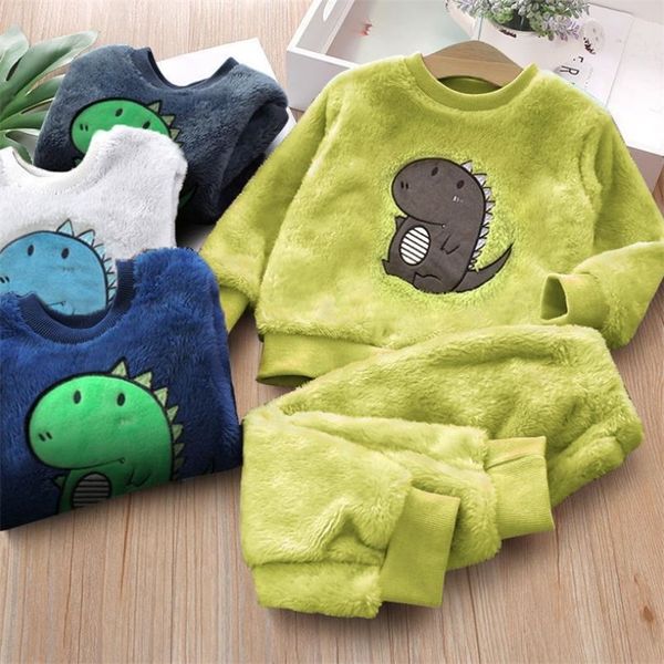 2020 winter kids pajamas sets warm pyjamas boys girls cartoons sleepwear flannel fleece baby toddler child home clothes suit1-6y lj201216, Blue;red
2020 winter kids pajamas sets warm pyjamas boys girls cartoons sleepwear flannel fleece baby toddler child home clothes suit1-6y lj201216, Blue;red