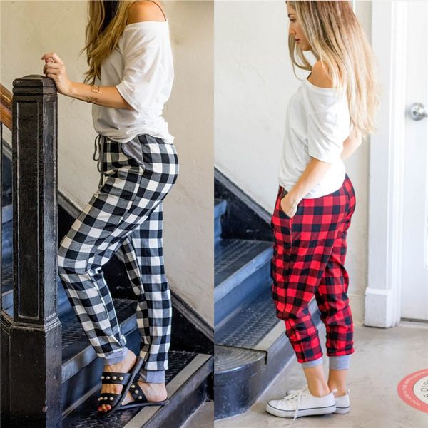 plus size womens pants casual sports gym leggings elastic fitness multicolor plaid pencil pants ladies full tights yoga pants e111805, Black;white
plus size womens pants casual sports gym leggings elastic fitness multicolor plaid pencil pants ladies full tights yoga pants e111805, Black;white