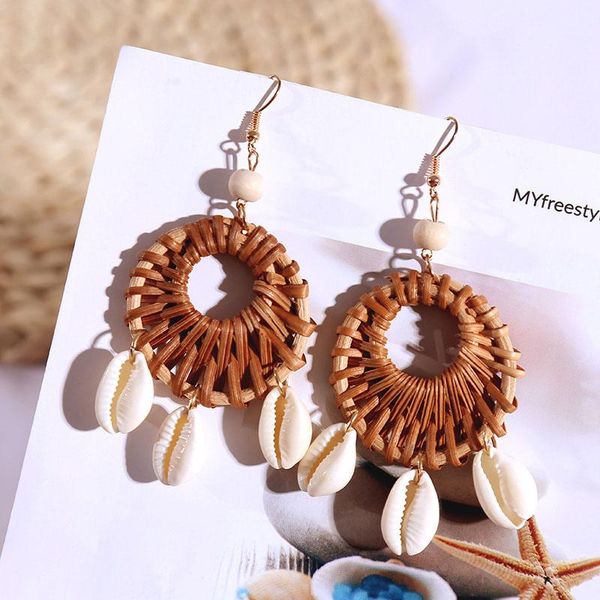 dangle & chandelier bohemian handmade round vine rattan knit drop earrings for women 2021 fashion boho natural shell hanging earring jewelry, Silver
dangle & chandelier bohemian handmade round vine rattan knit drop earrings for women 2021 fashion boho natural shell hanging earring jewelry, Silver