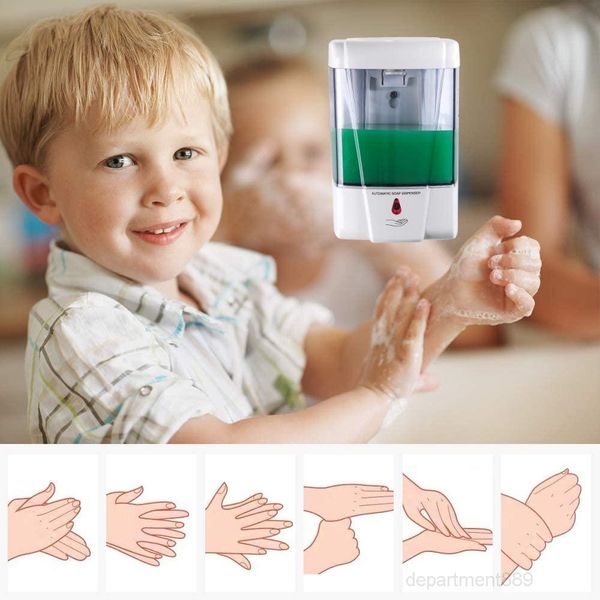 automatic wall mount sanitizer 600ml touchless sensor hand soap dispenser for gel/liquid
automatic wall mount sanitizer 600ml touchless sensor hand soap dispenser for gel/liquid