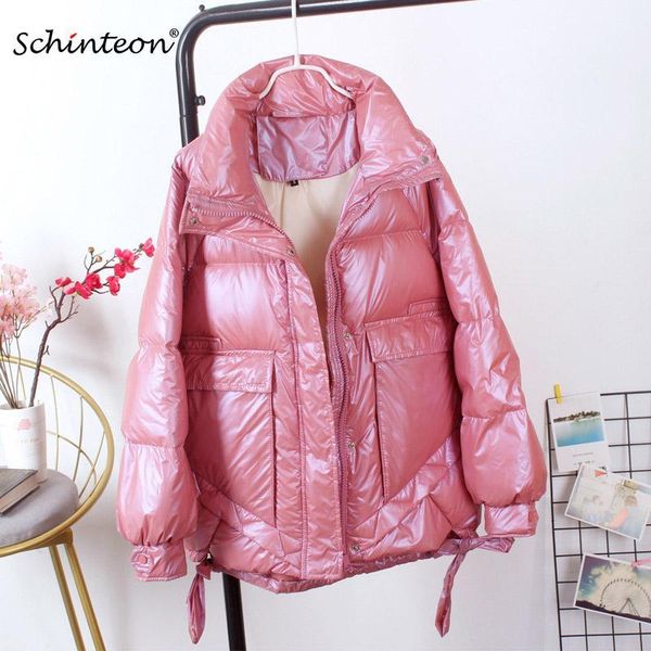 women's down & parkas schinteon women winter jacket korean style loose outwear warm waterproof snow bright coat stand collar 1, Black
women's down & parkas schinteon women winter jacket korean style loose outwear warm waterproof snow bright coat stand collar 1, Black