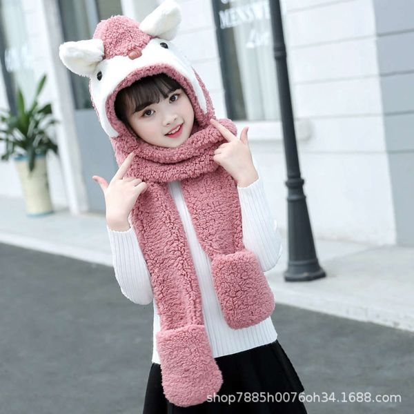 warm baby with hat new glove girl's three piece fur beaver children's scarf in autumn and winter of 2019 gitz, Red;brown
warm baby with hat new glove girl's three piece fur beaver children's scarf in autumn and winter of 2019 gitz, Red;brown