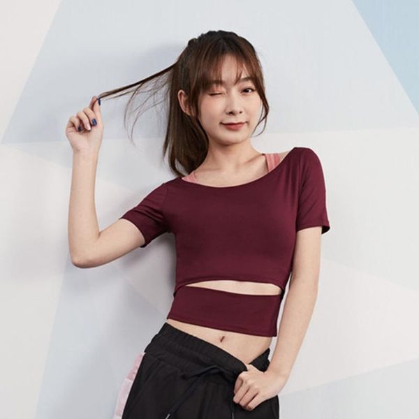 yoga outfits women summer t shirts exposed navel slim fit fitness gym short sleeves hollow crop, White;red
yoga outfits women summer t shirts exposed navel slim fit fitness gym short sleeves hollow crop, White;red