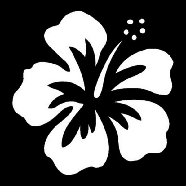 hibiscus flower applique car decoration personality waterproof car window applique black/white, 13cm * 13cm
hibiscus flower applique car decoration personality waterproof car window applique black/white, 13cm * 13cm