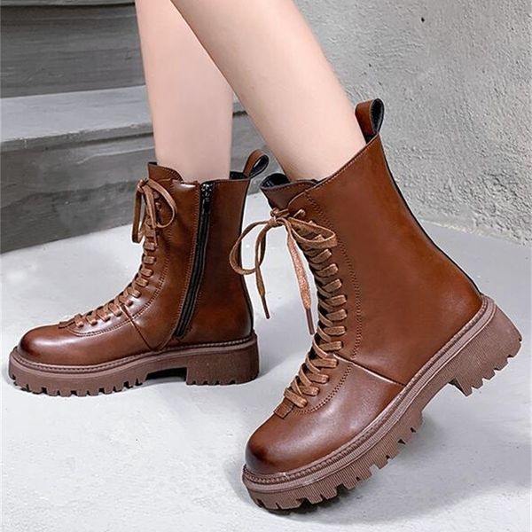 new fashion 2021 of vintage black brown short women combat winter gothic leather shoes boots tgzi
new fashion 2021 of vintage black brown short women combat winter gothic leather shoes boots tgzi