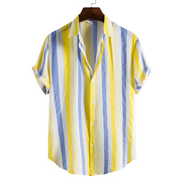 men striped shirt brand turn down collar streetwear short sleeve fashion button casual camisas men clothing chemise, White;black
men striped shirt brand turn down collar streetwear short sleeve fashion button casual camisas men clothing chemise, White;black