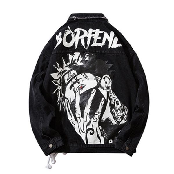 denim new autumn jacket tide mark naruto casual hip hop release male jackets rkdo, Black;brown
denim new autumn jacket tide mark naruto casual hip hop release male jackets rkdo, Black;brown