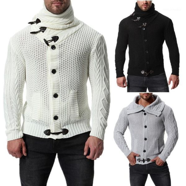 men's sweaters 2021 autumn style europe and america youth men solid color knitted cardigan sweater coat xym0191, White;black
men's sweaters 2021 autumn style europe and america youth men solid color knitted cardigan sweater coat xym0191, White;black