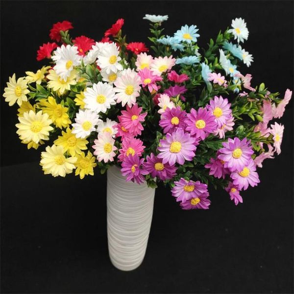7pcs fake daisy 14.17" length simulation crystal chrysanthemum plastic leaf for wedding home decorative artificial flowers
7pcs fake daisy 14.17" length simulation crystal chrysanthemum plastic leaf for wedding home decorative artificial flowers