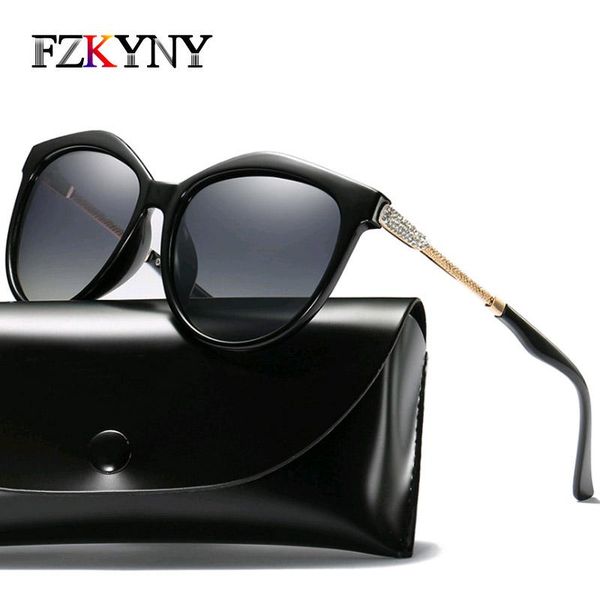 sunglasses fzkyny polarized women designer coating mirror eyewear fashion drill sun glasses uv400, White;black
sunglasses fzkyny polarized women designer coating mirror eyewear fashion drill sun glasses uv400, White;black