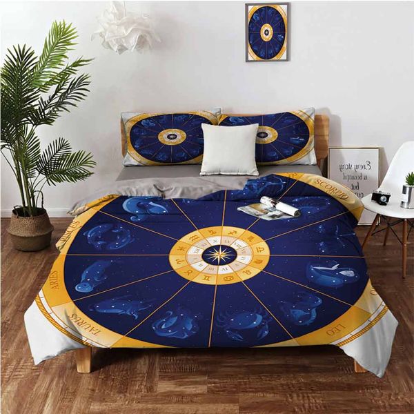 natal birth chart zodiac horoscope signs in wheel shape with dots starsbedding 3-piece set
natal birth chart zodiac horoscope signs in wheel shape with dots starsbedding 3-piece set