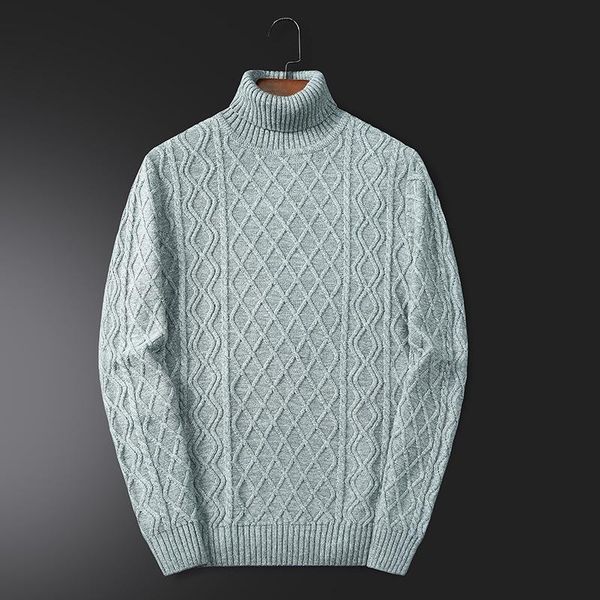 2020 new men's sweater winter turtleneck autumn winter personality knitwear pure color stretch simple sweater, White;black
2020 new men's sweater winter turtleneck autumn winter personality knitwear pure color stretch simple sweater, White;black