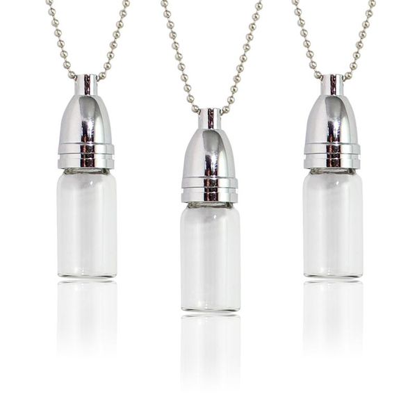 pendant necklaces 2pcs clear bottle neklace 3 size available diy empty necklace perfume gift, Silver
pendant necklaces 2pcs clear bottle neklace 3 size available diy empty necklace perfume gift, Silver