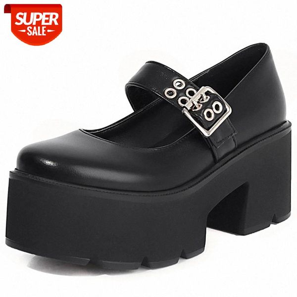 ribetrini female solid platform gothic design luxury shoes new punk thick bottom buckle women pumps marry jane pumps #td5a
ribetrini female solid platform gothic design luxury shoes new punk thick bottom buckle women pumps marry jane pumps #td5a